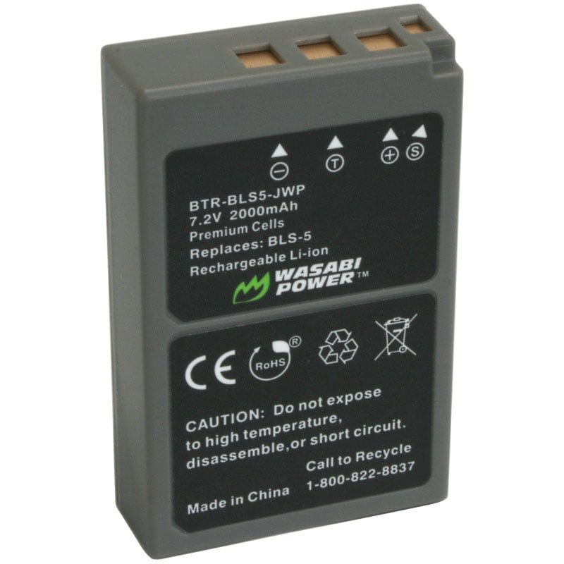 Wasabi Power Battery For Olympus Bls 5 Bls 50 Ps Bls5 Walmart Com Walmart Com