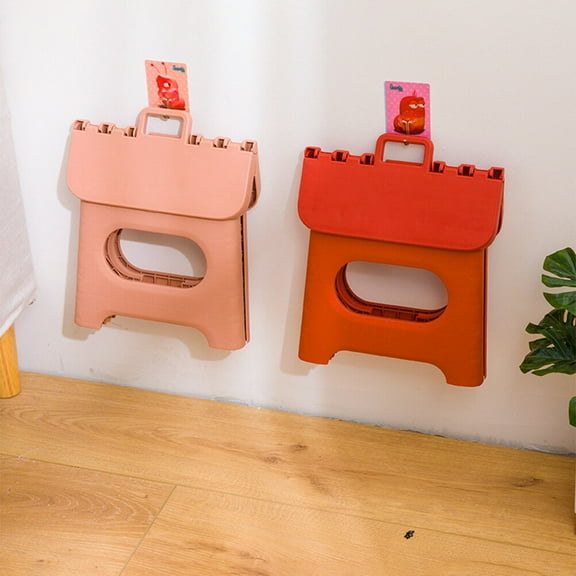 Worgeous  Portable Folding Chairs Foldable Stool PP Material