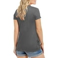 thumbnail image 2 of Sherrylily Women Short Sleeve Cardigans Summer Lightweight Sheer Open Front Drape Tops, 2 of 7