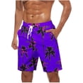 thumbnail image 3 of DIOAZUD Men's Quick Dry Swim Trunks Hawaiian Beach Shorts with Pockets UPF 50+ Summer Swimwear with Drawstring, 3 of 6