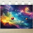 thumbnail image 4 of Cosmic Nebula Backdrop Rainbow Galaxy Stars Universe Planet Moon Earth Bokeh Halo Photo Background Room Decor Kids Birthday Adult Portrait Shoot Studio, 4 of 5