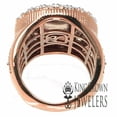 thumbnail image 3 of Mens Real Genuine Diamonds Scorpio Zodiac Sign Astrology Horoscope Ring 10K Rose Gold Finish Pinky Band, 3 of 4