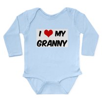 CafePress - I Love My Granny Body Suit - Long Sleeve Cotton Baby Bodysuit