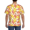 thumbnail image 3 of Bixox Men's Snake Printed Short Sleeve Skinny Athletic T-Shirt, 3 of 6