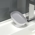 thumbnail image 2 of Under 10 Bathroom Products Soap Dish Self Leaking Wash Easy Clean Soap Dish for Shower Suction Cup Soap Container Soap Dish for Bathroom Kitchen Sinks (Grey), 2 of 4