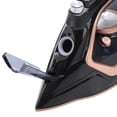 thumbnail image 4 of YAHHU 2200W Handheld Steam Iron with 250ml / 8.45 fl oz Water Tank, Professional Dry and Wet Dual Use Vertical Steaming Electric Clothes Iron for Home and Travel, Elegant Gold, 4 of 9