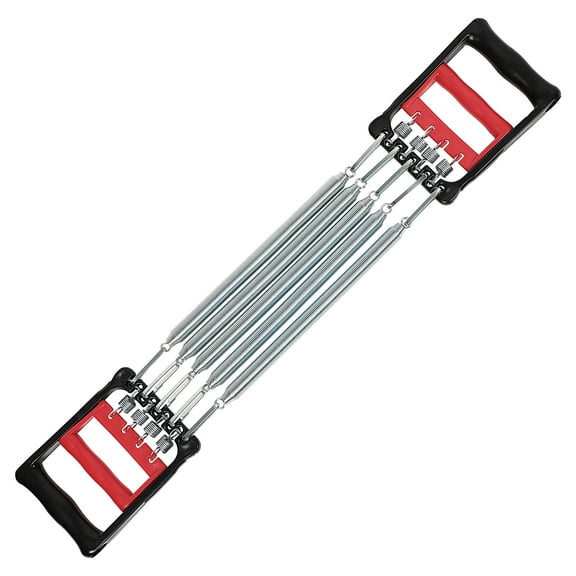 Unique Bargains Plastic Handle 5 Springs Chest Arm Expander Exerciser Equipment Red Black