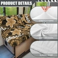 thumbnail image 6 of XYZCANDO RV Dinette Cushions Stylish Camper Decor Universal RV Dinette Cushion Covers for Women Bench Seat Cover Stretchable Cushion Covers for Couches Yellow Polynesian Hawaiian, 6 of 7