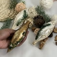 thumbnail image 5 of Christmas by Krebs Blown Glass Collectible Ukrainian Figurine (5.6" Christmas Forest Glass Finial Set), 5 of 7