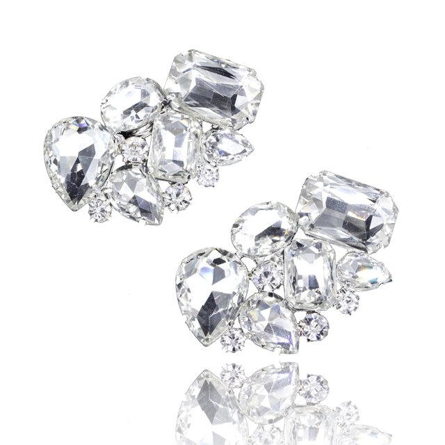 Clips de cristal para zapatos, accesorios para zapatos, para bodas, novias, mujeres (fragmentos) kaili Sencillez