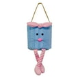 thumbnail image 5 of Rovga Non-woven Easter Basket Decoration Rabbit Bow Storage Basket Portable Bucket, 5 of 9
