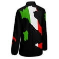 thumbnail image 5 of Italy Flag Map Long Sleeve Blouse Woman Streetwear Casual Shirts Summer Oversize Woman Streetwear Clothing Birthday Present, 5 of 7