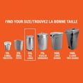 thumbnail image 5 of Hefty Garbage Bags, Strong Tall 45 Litres White Kitchen, 70 Bags, 5 of 5