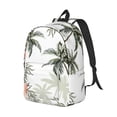 thumbnail image 2 of Daiia Vintage Palm Trees Vintage Canvas Backpack for Men and Women ,Hiking Backpack,Travel Laptop Bag for School,Large Capacity Backpack, 2 of 8