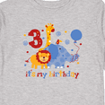 thumbnail image 4 of Inktastic Safari 3rd Birthday Boys or Girls Long Sleeve Toddler T-Shirt, 4 of 5