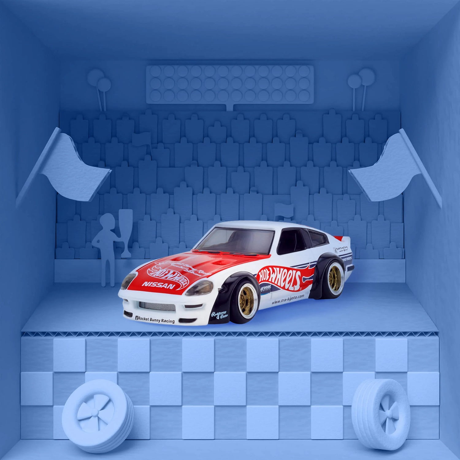 ミニカー Hot Wheels Elite 64 Nissan 280ZX & AE86 Hot Wheels Collectors Elite 64 Pandem Datsun 280ZX, 1:64 Die