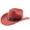 Brick Red, variant on TIANZEN Western Cowboy Hat With Curved Brim For And Outdoor Travel Riding Country Style And Hat Men