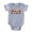Heather Grey, variant on CafePress - Utah Rbw Txt - Cute Infant Baby Football Bodysuit