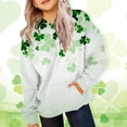 thumbnail image 2 of Mercatoo Boys Girls St 𝐏atricks Day Sweatshirt Children Long Sleeve Hoodies Kids Cloverss Printed Hooded Pullover Tops Clothes, 2 of 6