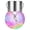 Colored Light, variant on Solar Crackle-Glass Globe Pendant Light – Color-Changing LED Garden Lantern, Weatherproof Hanging Orb for Patio, Yard & Outdoor Decor(White Light)