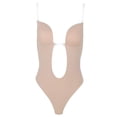 thumbnail image 3 of Ropa Interior, Tela Elástica Moldeadora Instantánea, Ropa Interior Sin Costuras Con Escote En V Profundo, Sujetador Ajustable Sin Espalda, Cinta Adhesiva De Silicona, Diseño Único Minnieouse AP006938-11, 3 of 6