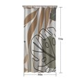 thumbnail image 5 of Brown Boho Plant Pattern Shower Curtain 36"x72" ,Bathroom Decorative Shower Curtains Set with 12 Hooks,Modern Waterproof Washable Shower Curtain, 5 of 6