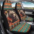 thumbnail image 3 of Yuyamidu Southwest Aztec Bear Car Seat Covers for Front Seats Gemoetric Auto Seat Covers Front Seats Set Driver Seat Cover for SUVs, Van, Sedans, Trucks, 3 of 7