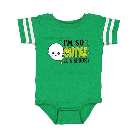 

Inktastic Halloween I m So Cute It s Spooky with Ghost and Stars Gift Baby Boy Bodysuit