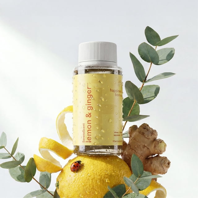 Homeidcs SereneScent™ Lemon & Ginger 120ml Home Fragrance Essential Oil