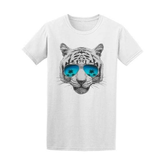 Cool Tropical Bengal Tiger T-Shirt Men -Image by Shutterstock, Male XX-Large