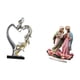 thumbnail image 5 of Figura de acrílico de pareja romántica, adorno de escritorio único para dormitorio, boda, estantería, hogar, vacaciones, mesa, chimenea, decoración, 5 of 8
