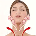 thumbnail image 2 of Appareil de Massage Facial à Haute Fréquence en Forme de Fleur - Rouleau Manuel Naturel de Lifting du Visage pour Contour en V, Relaxation et Raffermissement - Outil de Beauté Non Parfumé, Aucune Puissance Ni Pile Requise, 2 of 5