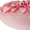 thumbnail image 5 of JWH 3D Handmade Modern Decorative Sunflower Floral Throw Pillows with Insert 14 inch Pink, 5 of 12