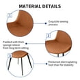 thumbnail image 3 of jiexi Modern Mid-Century Dining Table Set for 6-8 People Kitchen Dining Room Table Set Extendable Solid Wood Dining Table and 6 Upholstered Chairs, 3 of 5