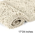 thumbnail image 4 of Ounissouiy Alfombrilla de chenilla sin derramamiento con fuerte absorción de agua, alfombrilla para pies de baño, máquina de entrada, lavable, Type3 NO3, 4 of 6