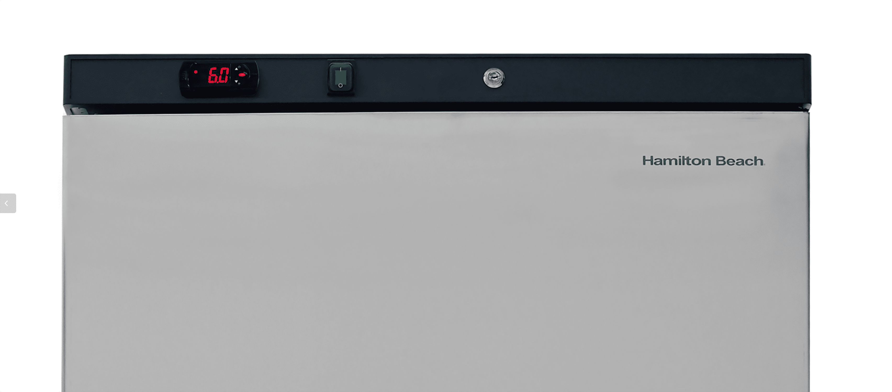 Hamilton Beach 19.2 Cu. ft. Commercial Refrigerator,  543 Liters All Fridge with Lockable Door, Stainless Steel