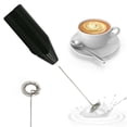 thumbnail image 2 of JOELY Handheld Electric Milk Coffee Cappuccino Drink Cream Frother Mixer Stirrer Foamer Egg Beater Whisk Latte Accessories - Black, 2 of 4