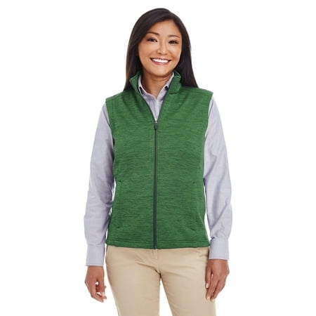 Devon & Jones Ladies' Newbury Mélange Fleece Vest