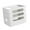 White 3 Tier, variant on Router Storage Box Cord Arrangement Box Router Organizer Large Capacity Space Saving Wire Cable Storage Case for Bedroom Office Home Decor , Beige 3 Tier