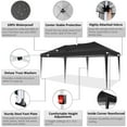 thumbnail image 3 of SANOPY 10' x 20' Pop Up Canopy Tent Easy Set-up Outdoor Patio Canopy Straight Leg Instant Shelter Portable Heavy Duty Commercial Party Gazebo with Carrying Bag, 3 of 13