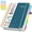 Blue, variant on NIRMIRO 5 Subject Notebook College Ruled, A5 Hardcover Notebook with Removable Dividers Tabs, 300 Pages 100GSM Thick Paper, Inner Pocket, Spiral Journal Notebook for Women/Men Writing, 6.1" X 8.4"