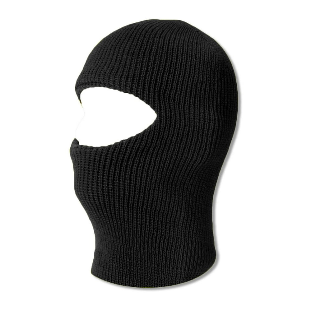 TopHeadwear TopHeadwear One 1 Hole Ski Mask Black
