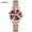 Purplish Red, variant on New stylish women's watch with diamond inlay, British-style women's watch with small seconds dial, light luxury niche fashion waterproof trendy men's wristwatch