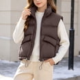 thumbnail image 4 of StSilkitty Puffer Vest for Boys Girls Zip up Sleeveless Stand Collar Jacket Coat Fall Winter Warm Outerwear with Pockets, 4 of 9