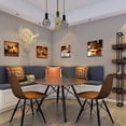 thumbnail image 4 of Kitchen Canvas Art Coffee Bean Coffee Cup Canvas Prints Coffee Wall Decor-4 Panels Framed Ready To Hang Coffee Image-Table Dining Room Canvas Wall Art Contemporary Pictures for Dining Home Decoration, 4 of 6