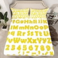thumbnail image 2 of Castle Fairy Personalized Initial Letter Boy Girl 4-Piece Full Size Sheets,Bling Glitter Bed Sheets,Alphabet Number Lightweight Sheet Sets,Breathable Home Decor, 2 of 7