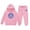 Pink, variant on Girl Outfits Girls Clothing Sets Child Toddler Boys Girls Long Sleeve Solid Warm Hoodie Pullover Tops Pants Kids Outfits Sweat Suit