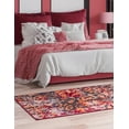 thumbnail image 3 of Rugs.Com Lucerne Collection Runner Rug ‚Äì 6 Ft Runner Rust Red Low-Pile Rug Perfect For Hallways, Entryways, 3 of 8