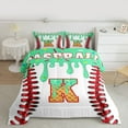 thumbnail image 2 of Manfei Letter Monogrammed K Boy 2pcs Bedding Comforter Set,Graffiti Splash Twin Comforter Sets,Sport Baseball Breathable Bedding Set,Lightweight Room Decor,Reversible, 2 of 8