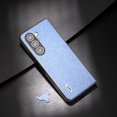 thumbnail image 5 of Decase For Samsung Galaxy Z Fold 5 Phone Fashionable Glitter Case,Luxury Durable Sparkly Bling Diamond Hard Back Cover Shockproof PU Frame Case Shell Anti-Slip Impact Protective Phone Cover,Blue, 5 of 5